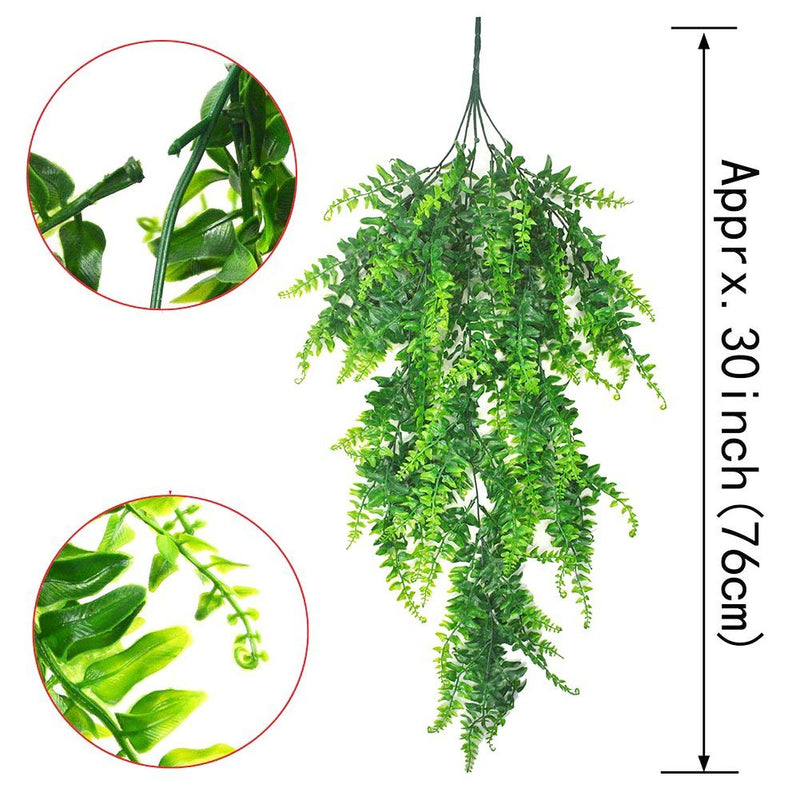2 Pack Faux Plants Thin Leaf - Decor Delight Aus