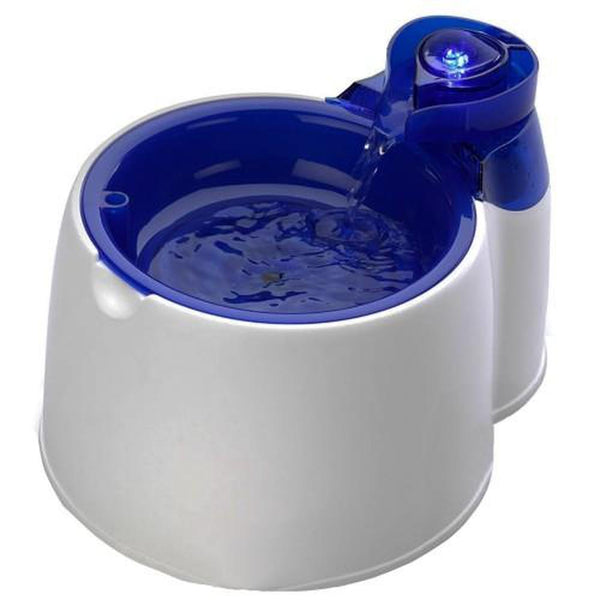 2L Fountain Fresh Pet Water Filter Bowl - Interactive Dog Cat Purifier - Decor Delight Aus
