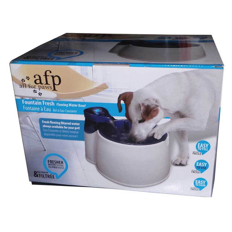 2L Fountain Fresh Pet Water Filter Bowl - Interactive Dog Cat Purifier - Decor Delight Aus
