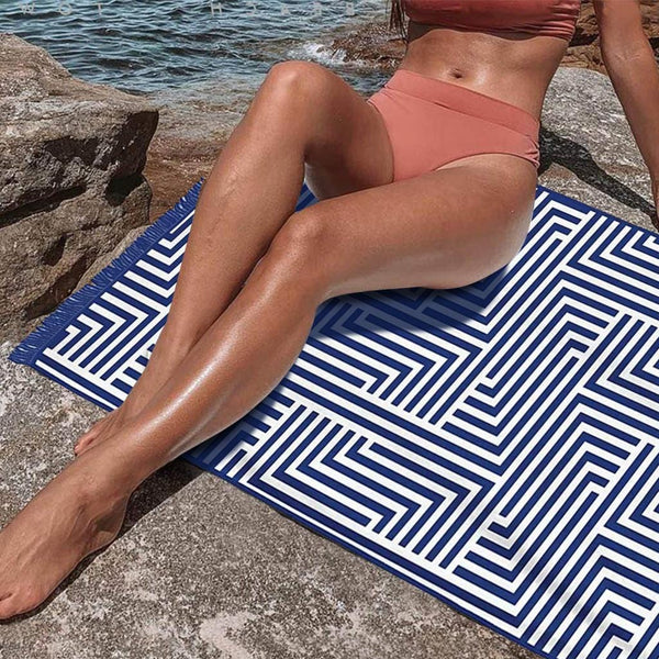 Lightweight Tassel Beach Towel