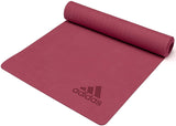 Adidas Premium Yoga Mat 5mm Exercise Training Floor Gym Fitness Pilates - Mystery Ruby - Decor Delight Aus