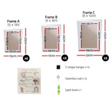 Artiss Photo Frames Art Holder 11PCS 5x7" 6x8" 8x10" White - Decor Delight Aus