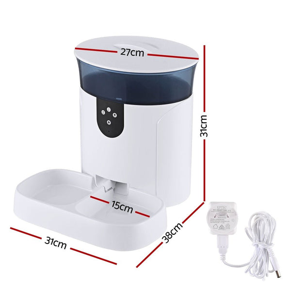 Auto Pet Feeder 7L timer & APP - Decor Delight Aus