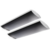 BIO Electric Outdoor Strip Heater Patio Radiant Panel Bar Wall Ceiling 2 X 2000W - Decor Delight Aus