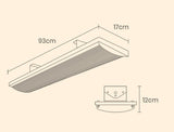 BIO1800W Outdoor Strip Heater Electric Radiant Slimline Panel - Decor Delight Aus