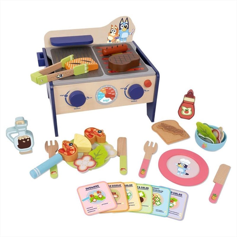 Bluey BBQ and Salad Playset - Decor Delight Aus