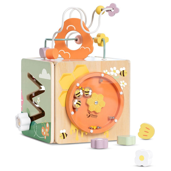 Classic World Honeybee Activity Cube - Decor Delight Aus