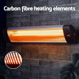 Devanti Electric Strip Heater Radiant Heaters 3000W - Decor Delight Aus