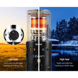 Devanti Outdoor Gas Patio Heater Black - Decor Delight Aus