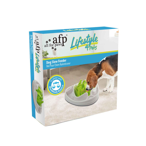 Dog Slow Feeder Bowl - Interactive Puzzle Anti Gulp Puppy Eating Maze AFP Pet - Decor Delight Aus