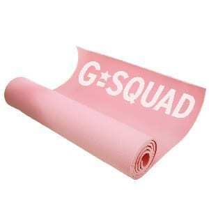 G Squad Yoga Mat Pad Exercise Fitness Pilates Gym Non - Slip - Pink - Decor Delight Aus