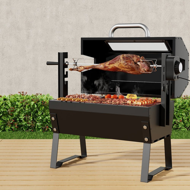 Grillz BBQ Grill Charcoal Electric Smoker Roaster - Decor Delight Aus