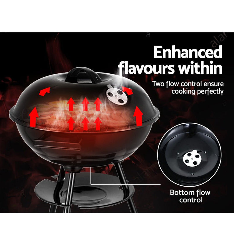 Grillz BBQ Grill Charcoal Smoker - Decor Delight Aus