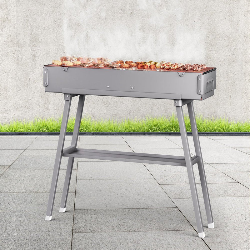 Grillz BBQ Grill Charcoal Smoker Barbecue Portable - Decor Delight Aus