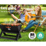 Grillz BBQ Grill Charcoal Smoker Foldable - Decor Delight Aus