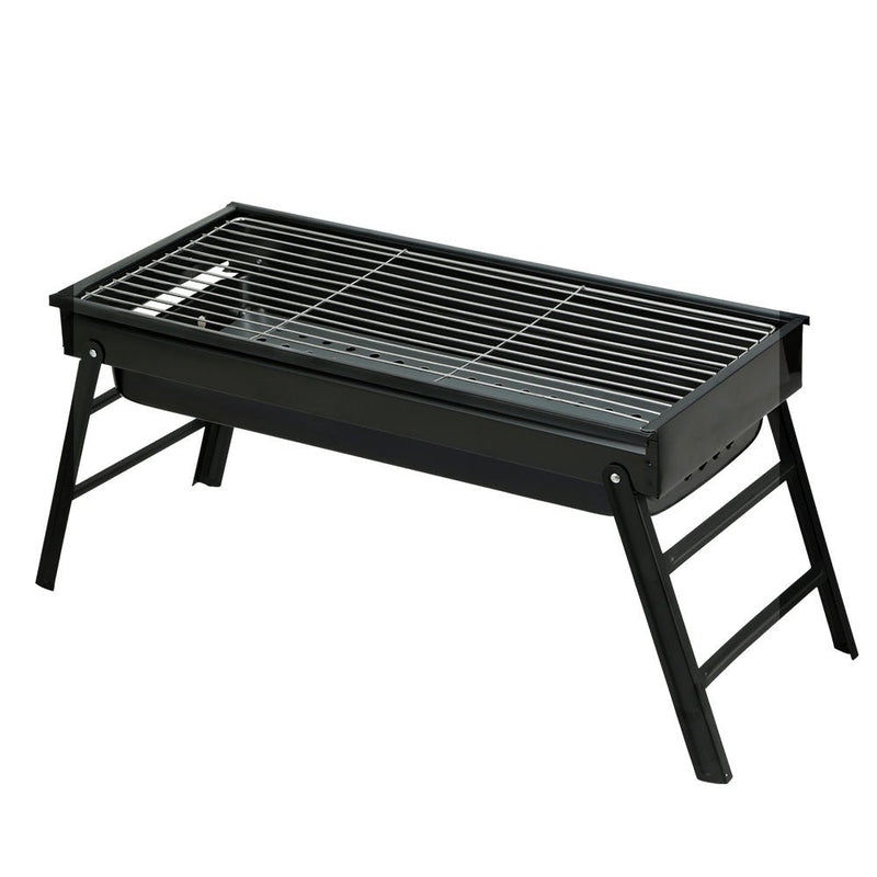 Grillz BBQ Grill Charcoal Smoker Foldable - Decor Delight Aus
