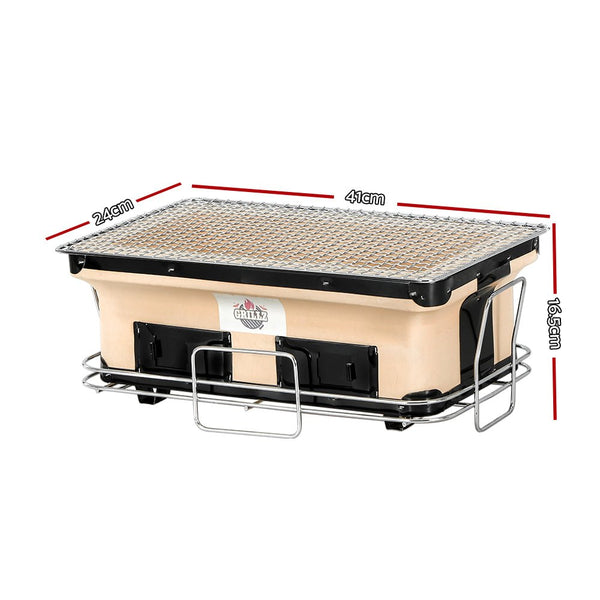 Grillz BBQ Grill Tabletop Charcoal Smoker - Decor Delight Aus