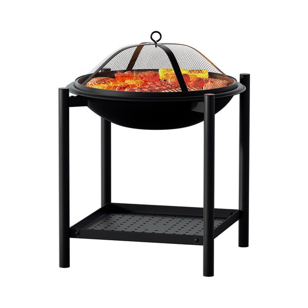 Grillz Fire Pit BBQ Grill 2 - in - 1 Outdoor - Decor Delight Aus