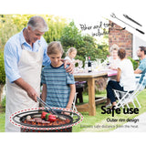 Grillz Fire Pit BBQ Grill 76cm - Decor Delight Aus