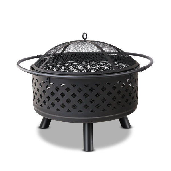 Grillz Fire Pit BBQ Grill 76cm - Decor Delight Aus
