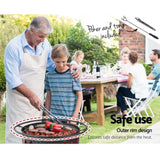 Grillz Fire Pit BBQ Grill 82cm - Decor Delight Aus