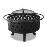 Grillz Fire Pit BBQ Grill 82cm - Decor Delight Aus