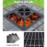 Grillz Fire Pit BBQ Grill Ice Bucket 4 - In - 1 Table - Decor Delight Aus