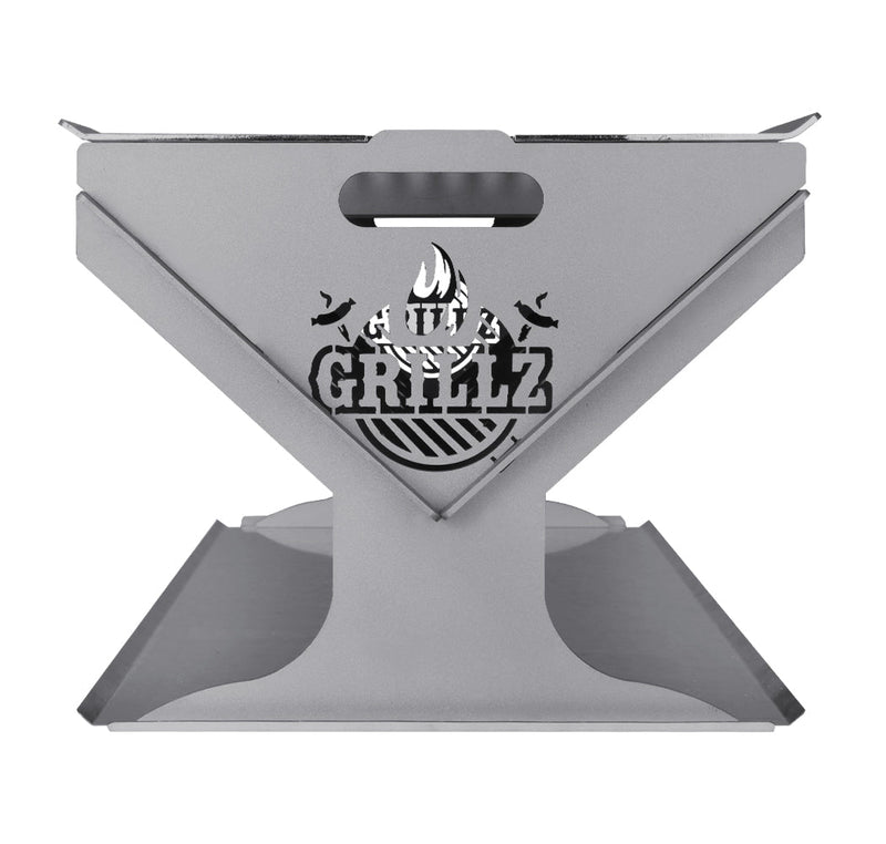 Grillz Fire Pit BBQ Grill Steel - Decor Delight Aus