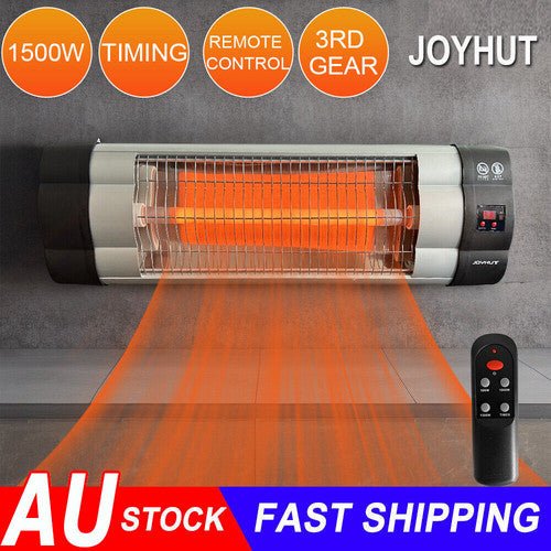Infrared Electric Wall Heater Patio Bathroom Heat Waterproof Strip with Remote - Decor Delight Aus