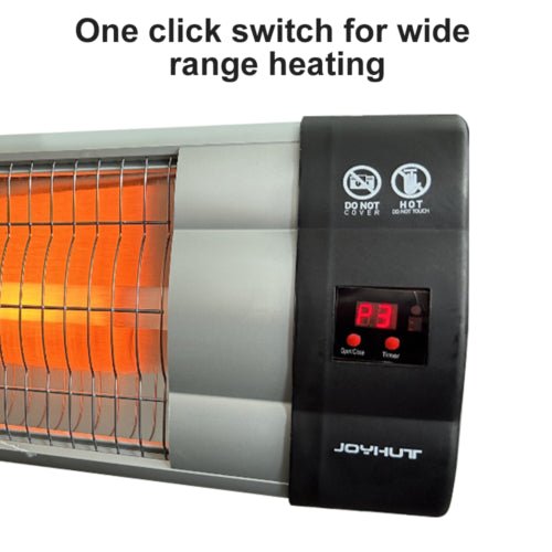 Infrared Electric Wall Heater Patio Bathroom Heat Waterproof Strip with Remote - Decor Delight Aus