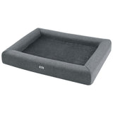 i.Pet Pet Bed Dog Cat Large Calming Soft Sofa Cushion Egg Crate Washable Grey - Decor Delight Aus