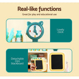 Keezi Kids Kitchen Pretend Play Set Cooking Sound Steam Light Function - Decor Delight Aus