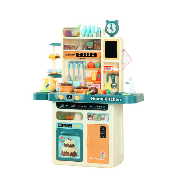 Keezi Kids Kitchen Pretend Play Set Cooking Sound Steam Light Function - Decor Delight Aus