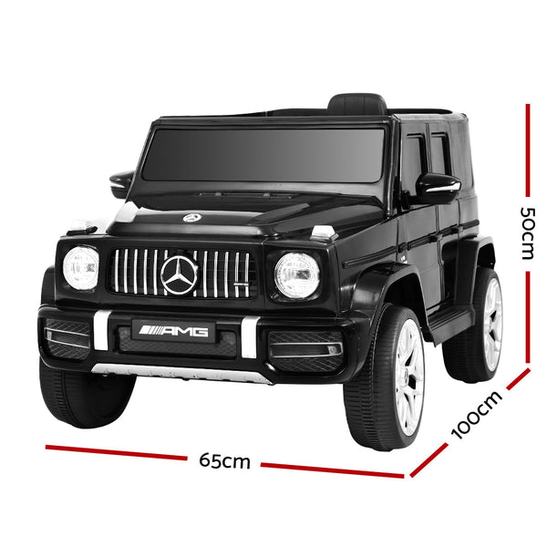 Kids Electric Ride On Car Mercedes - Benz Licensed AMG G63 Toy Cars 12V Black - Decor Delight Aus