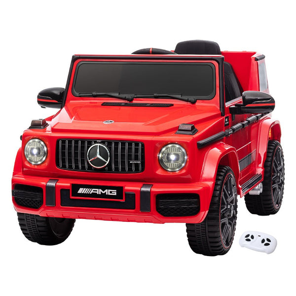 Kids Electric Ride On Car Mercedes - Benz Licensed AMG G63 Toy Cars Remote Red - Decor Delight Aus