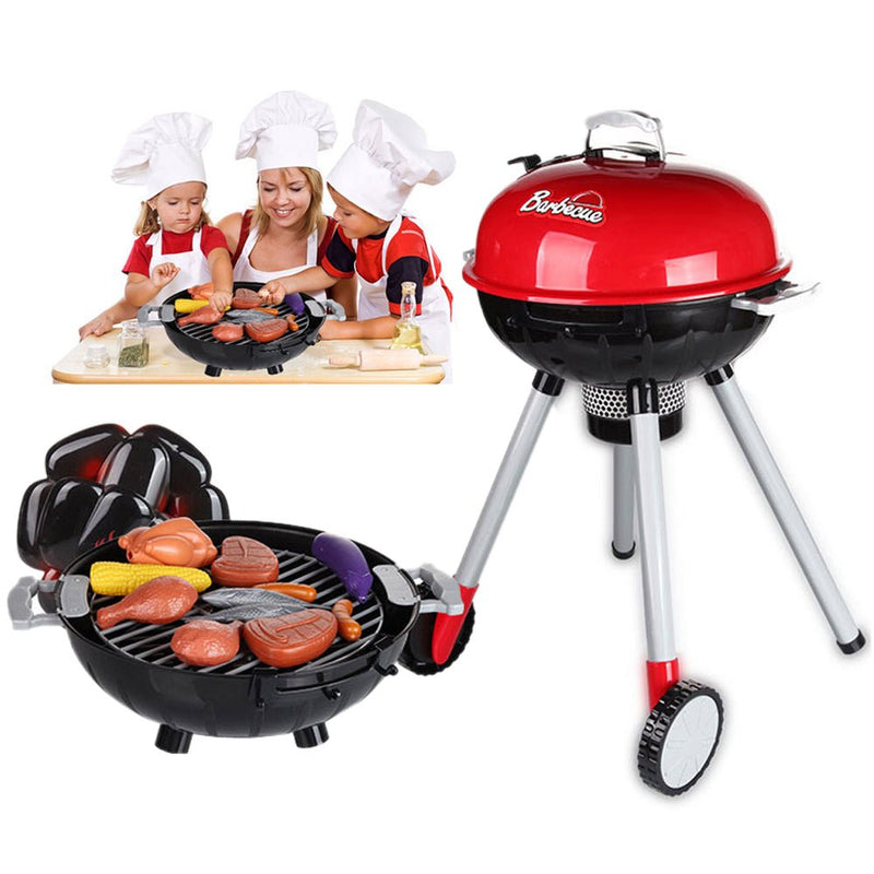 Kids Pretend Barbecue Grill Cooking Set - Decor Delight Aus