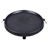Korean BBQ Grill Pan Non - Stick Smokeless Stovetop BBQ Grill Plate Indoor Outdoor - Decor Delight Aus