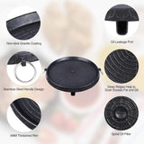 Korean BBQ Grill Pan Non - Stick Smokeless Stovetop BBQ Grill Plate Indoor Outdoor - Decor Delight Aus
