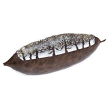 Leaf Shape 3D Decorative Metal Wall Art Decor with Tea light Candle Holders - Decor Delight Aus