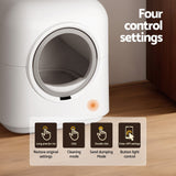 Litter Box Self - Cleaning - Toilet Tray - 6L App Control - Decor Delight Aus