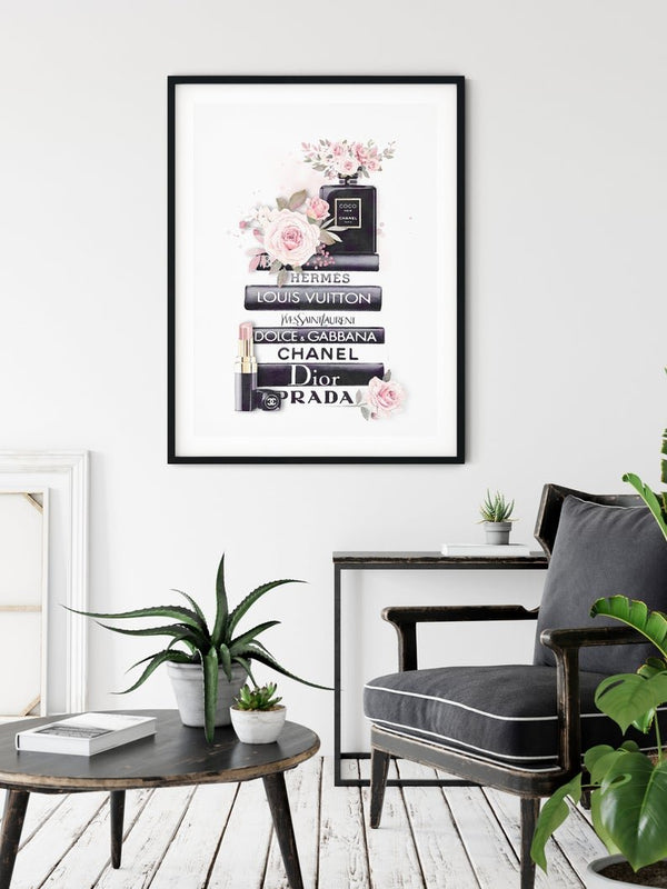 Old Fashion Book | Black Frame(70cmx100cm) - Decor Delight Aus