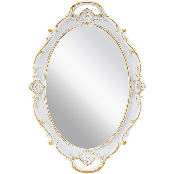 Oval Antique White 25x38cm - Decor Delight Aus