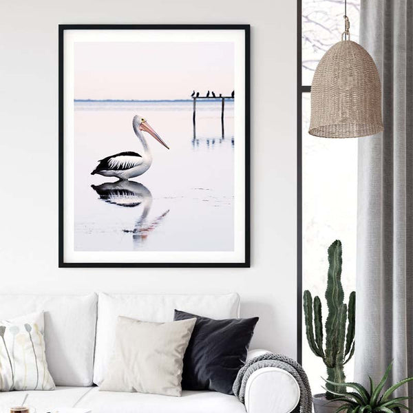 Pelican | Black Frame - Decor Delight Aus
