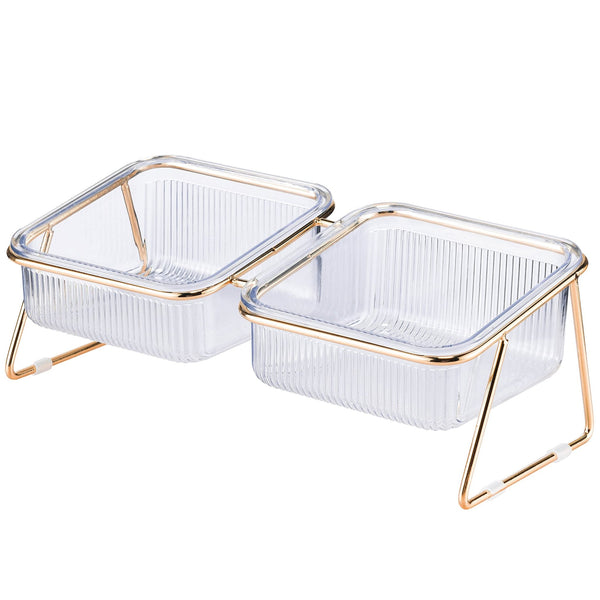 Pet Dog Cat Puppy Food Water Bowls Feeding Dishes 2 Large Bowl Dishwasher Safe - Decor Delight Aus