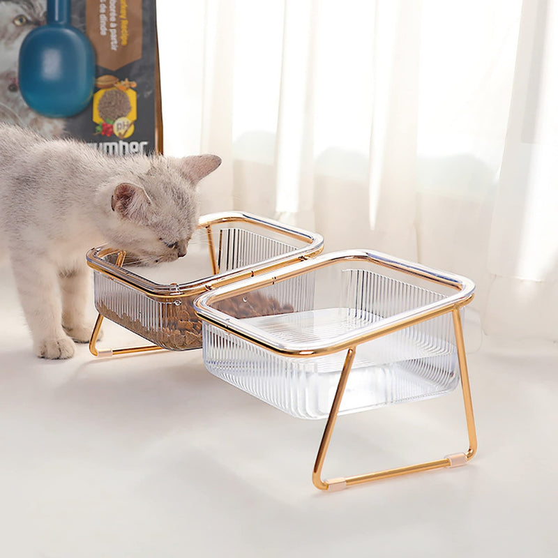 Pet Dog Cat Puppy Food Water Bowls Feeding Dishes 2 Large Bowl Dishwasher Safe - Decor Delight Aus