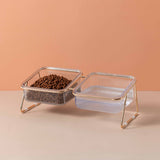Pet Dog Cat Puppy Food Water Bowls Feeding Dishes 2 Large Bowl Dishwasher Safe - Decor Delight Aus