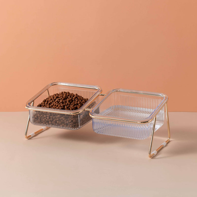 Pet Dog Cat Puppy Food Water Bowls Feeding Dishes 2 Large Bowl Dishwasher Safe - Decor Delight Aus