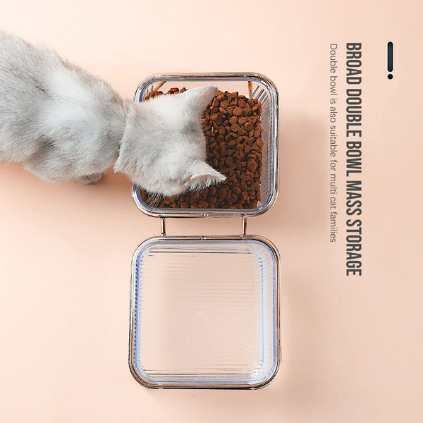 Pet Dog Cat Puppy Food Water Bowls Feeding Dishes 2 Large Bowl Dishwasher Safe - Decor Delight Aus