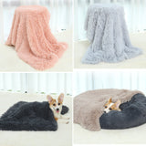 Plush Pet Blanket (80x55cm) White - Decor Delight Aus