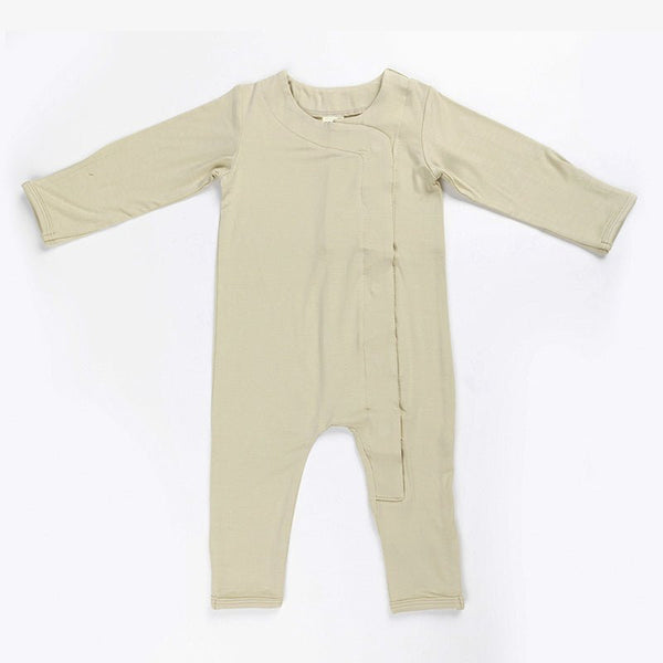 Ponchik Babies + Kids - Magnetic Bamboo Body Suit - Pistachio - 12 - 18m - Decor Delight Aus